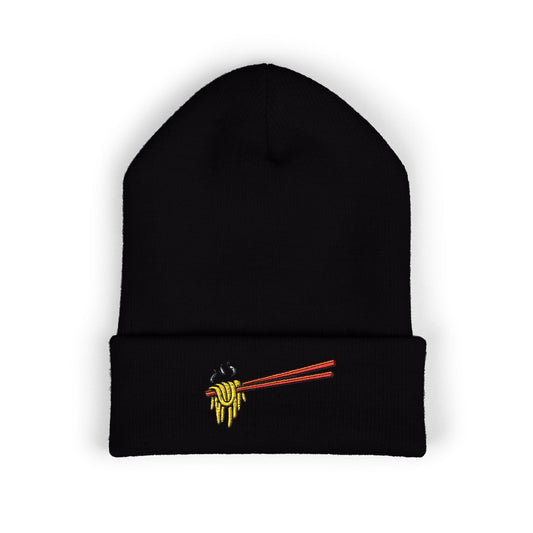 *Clearance Item* Embroidered Noodlehead Cuffed Beanie
