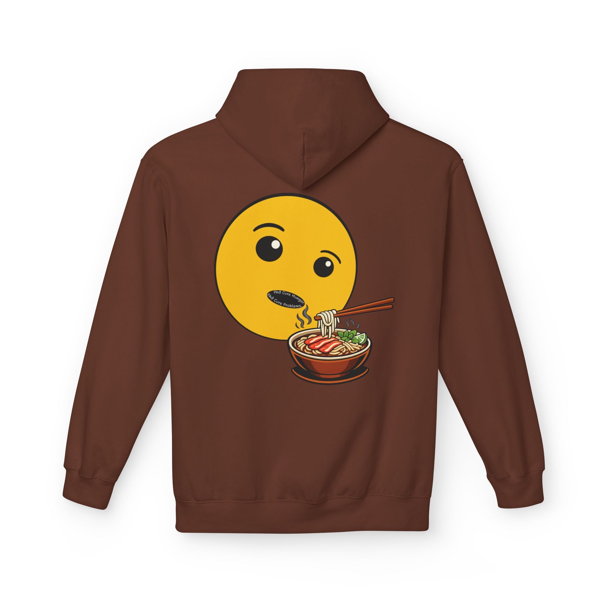 "Phở Cure Hunger. Phở Cure Problems."  Pullover Hoodie