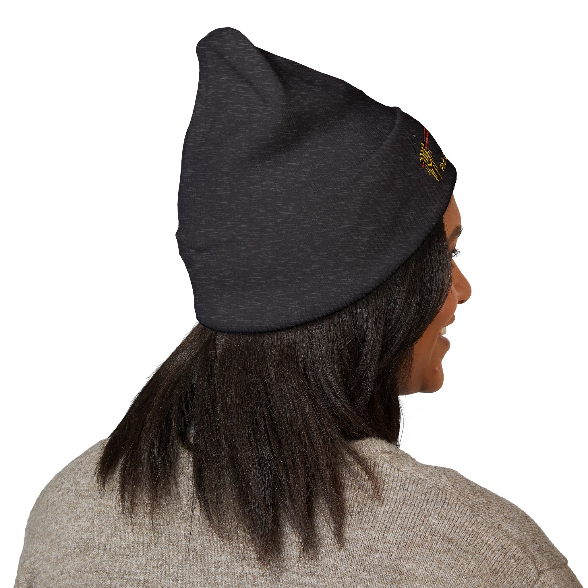 *Clearance Item* Embroidered 'Phở Cure Problems.' Cuffed Beanie