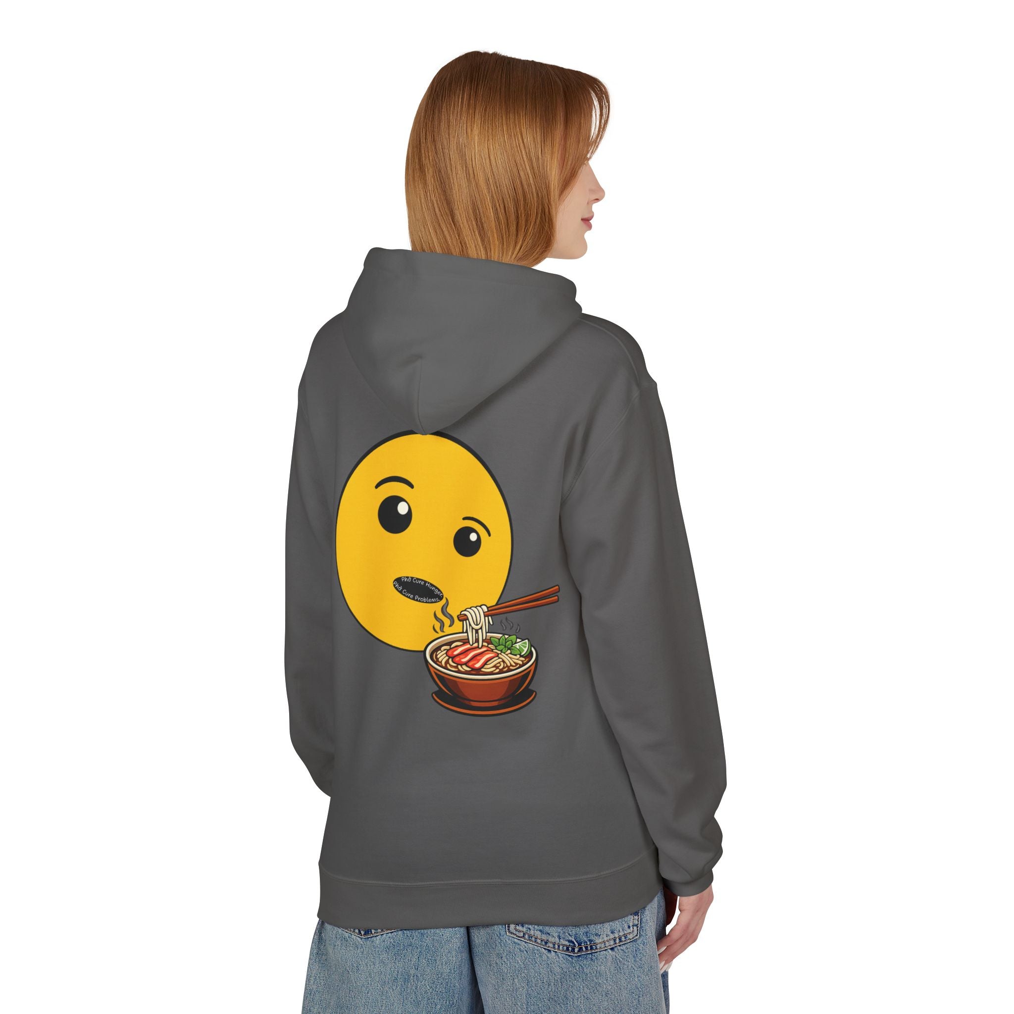 "Phở Cure Hunger. Phở Cure Problems."  Pullover Hoodie