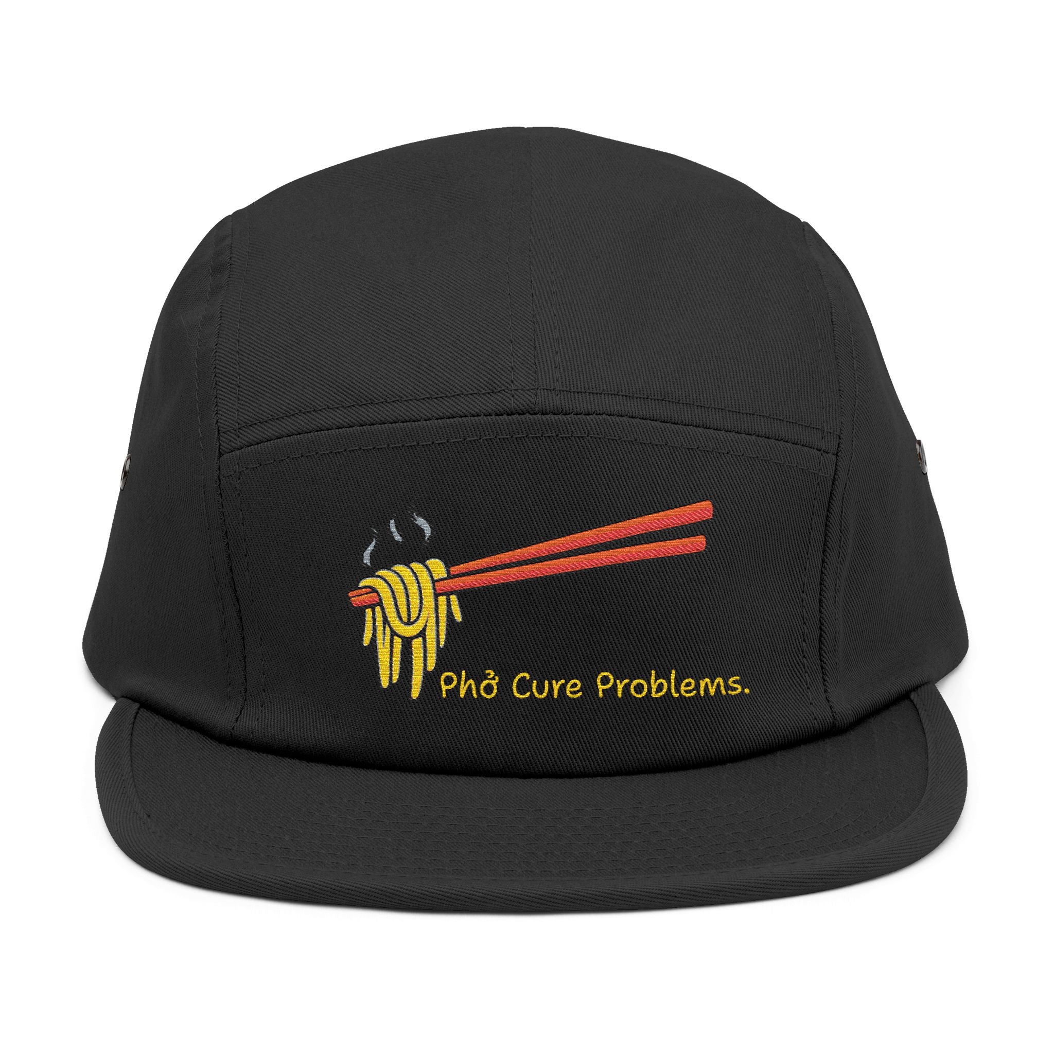 "Phở Cure Problems." Embroidered 5-Panel Cap