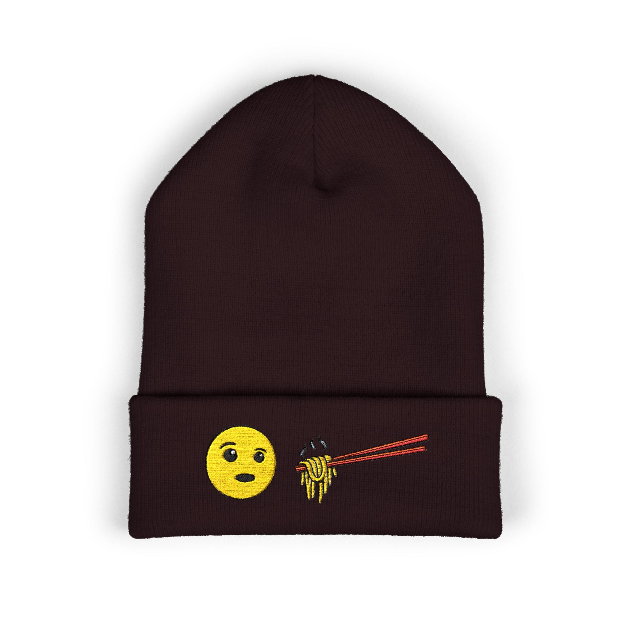 *Clearance Item* Embroidered "Phở My Life." Cuffed Beanie