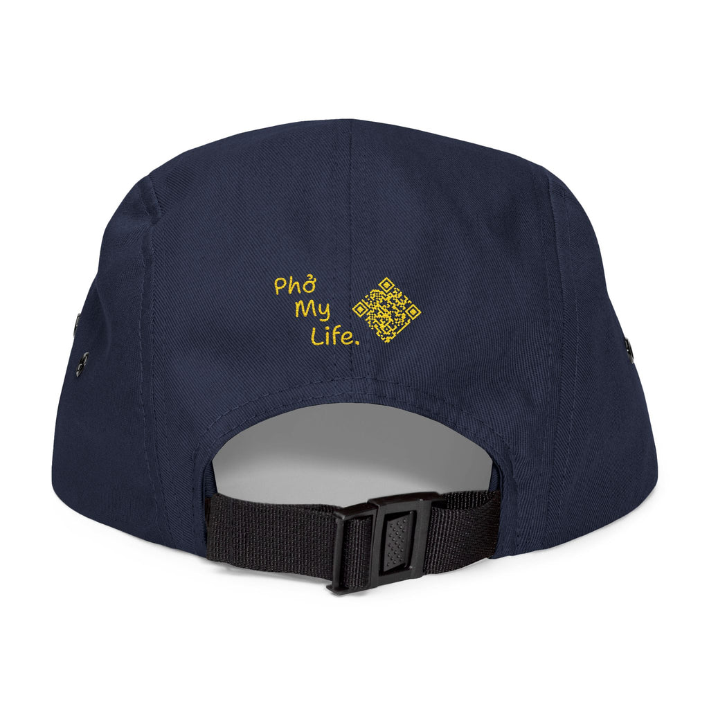 The "Phở My Life." Embroidered 5-Panel Cap