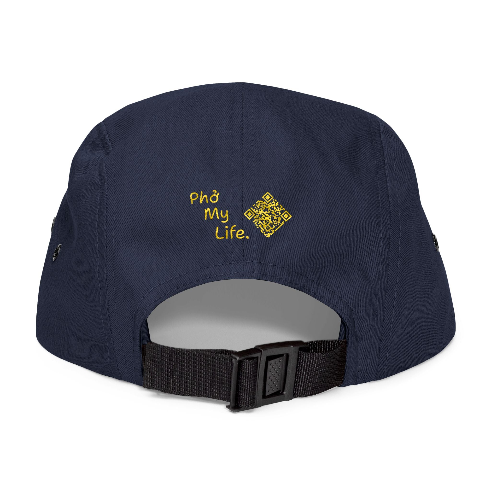 The "Phở My Life." Embroidered 5-Panel Cap