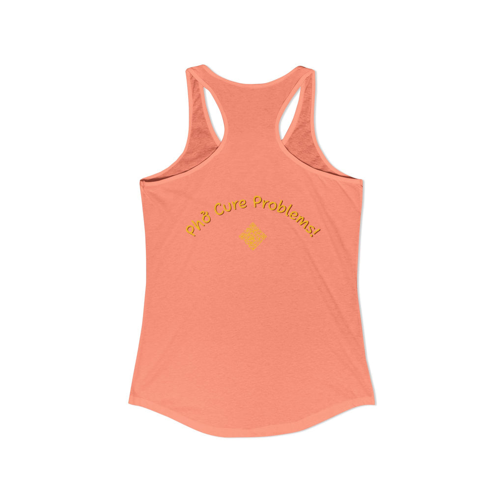 Women's "Phở Cure Problems!", "1st date!" Racerback Tank