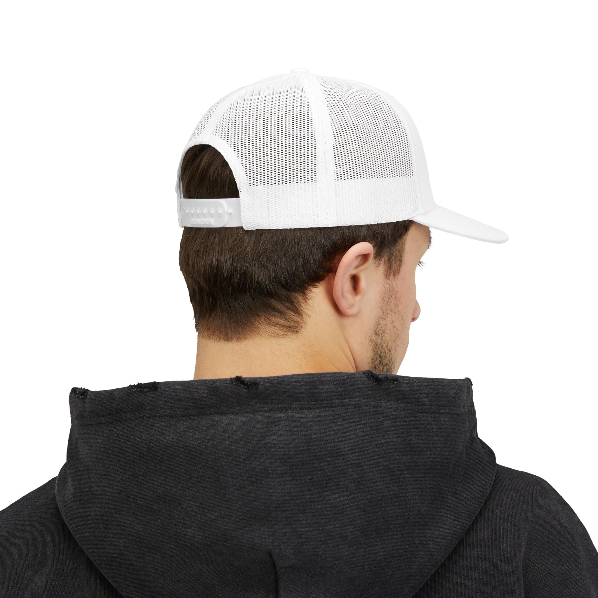 "... 1st date" Embroidered Trucker Snapback