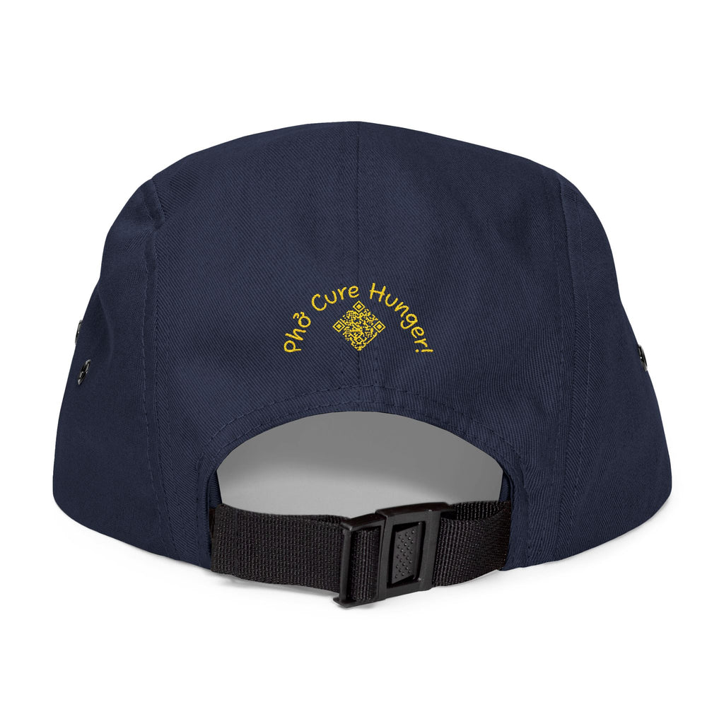 "Phở Cure Hunger." Embroidered 5-Panel Cap