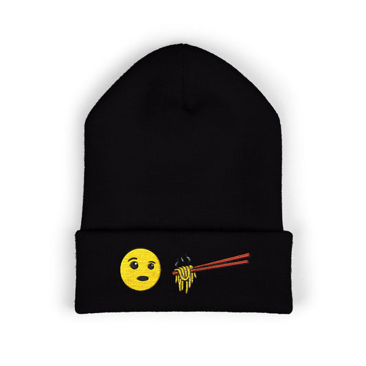 *Clearance Item* Embroidered "Phở My Life." Cuffed Beanie