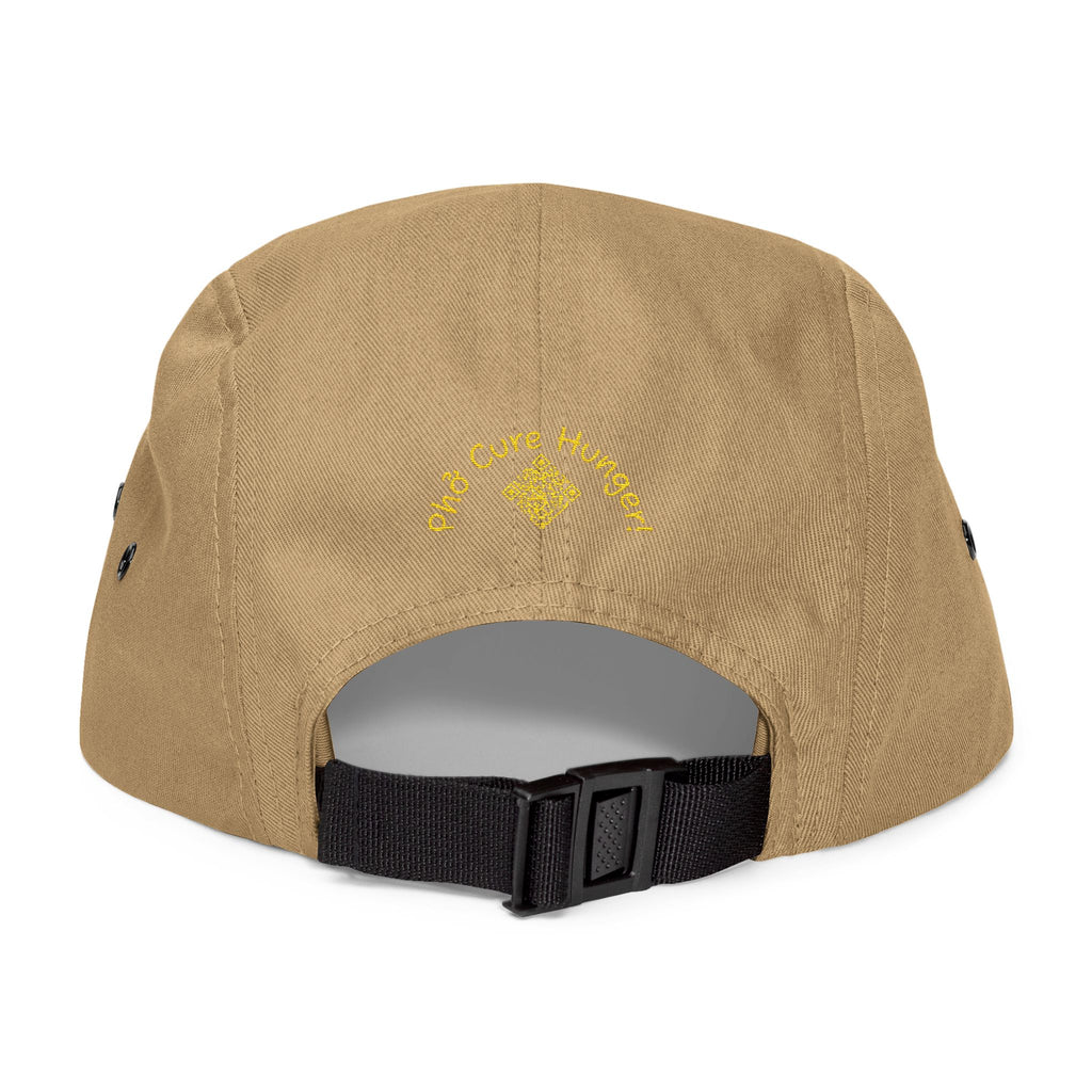 "Phở Cure Hunger." Embroidered 5-Panel Cap