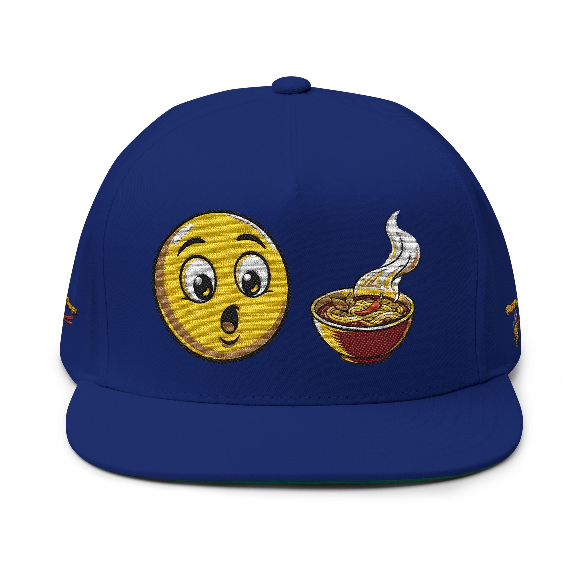NEW*"Phở Cure Hunger." Embroidered Flat Bill Snapback