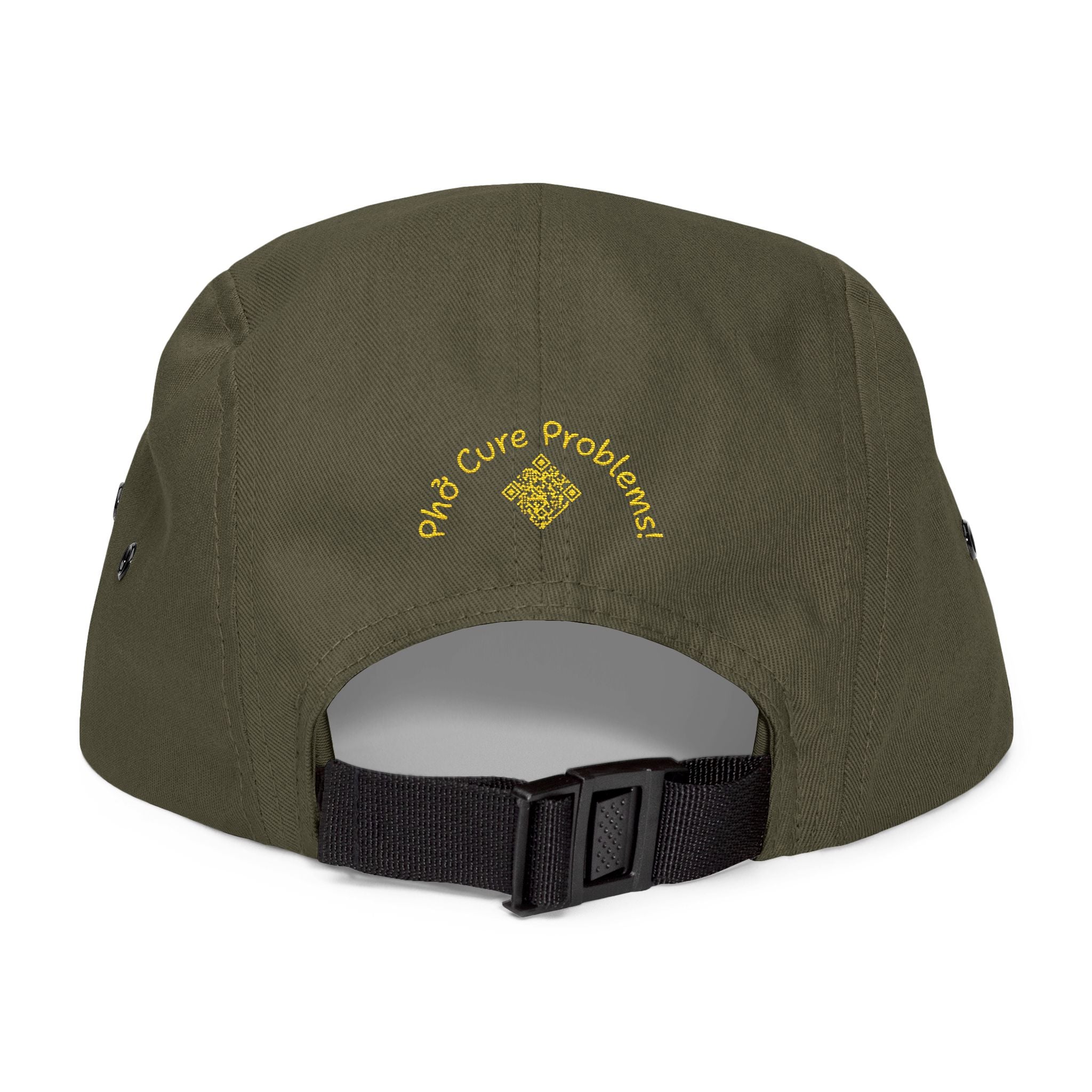 "Phở Cure Problems." Embroidered 5-Panel Cap