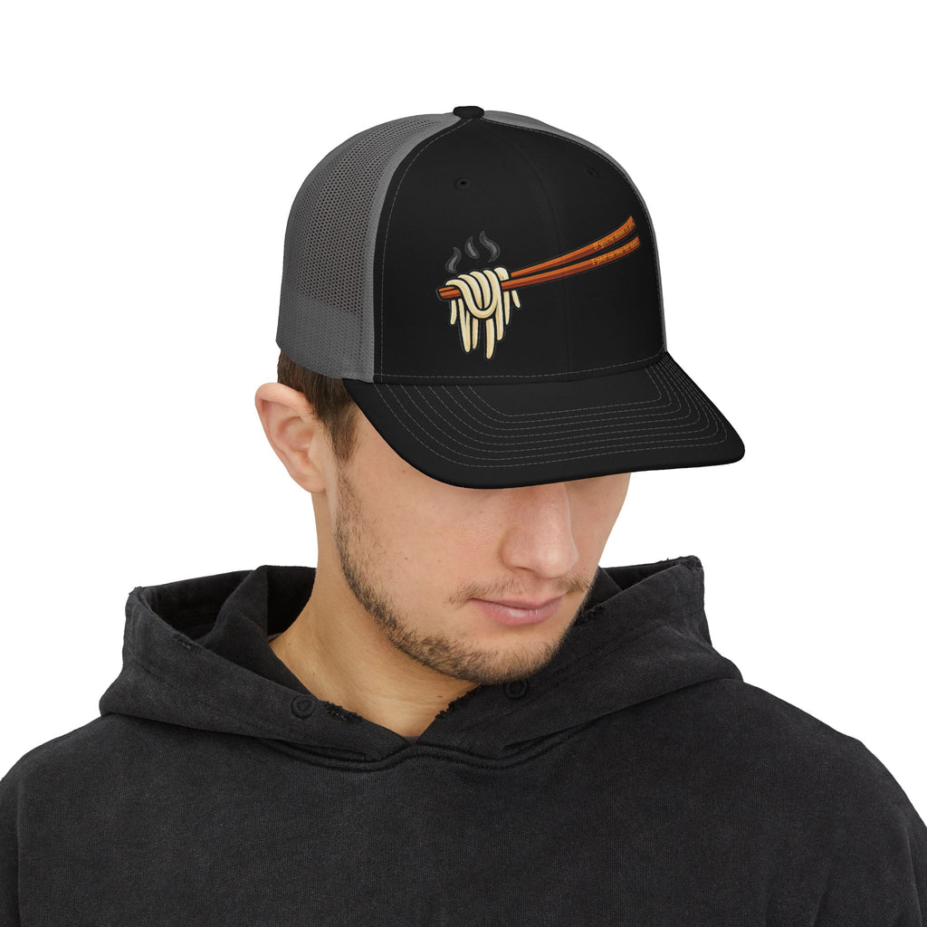 "... 1st date" Embroidered Trucker Snapback