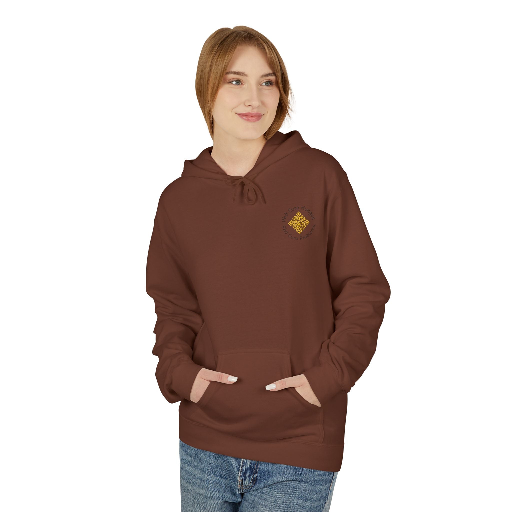 "Phở Cure Hunger. Phở Cure Problems."  Pullover Hoodie