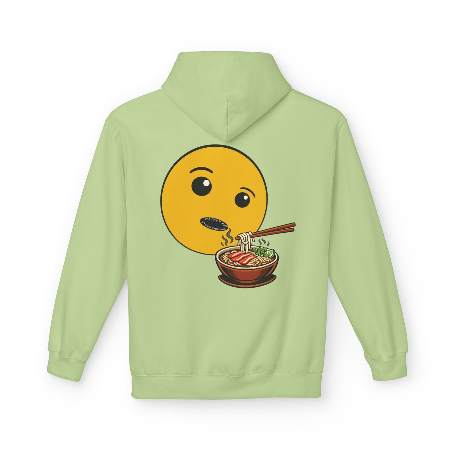 "Phở Cure Hunger. Phở Cure Problems."  Pullover Hoodie