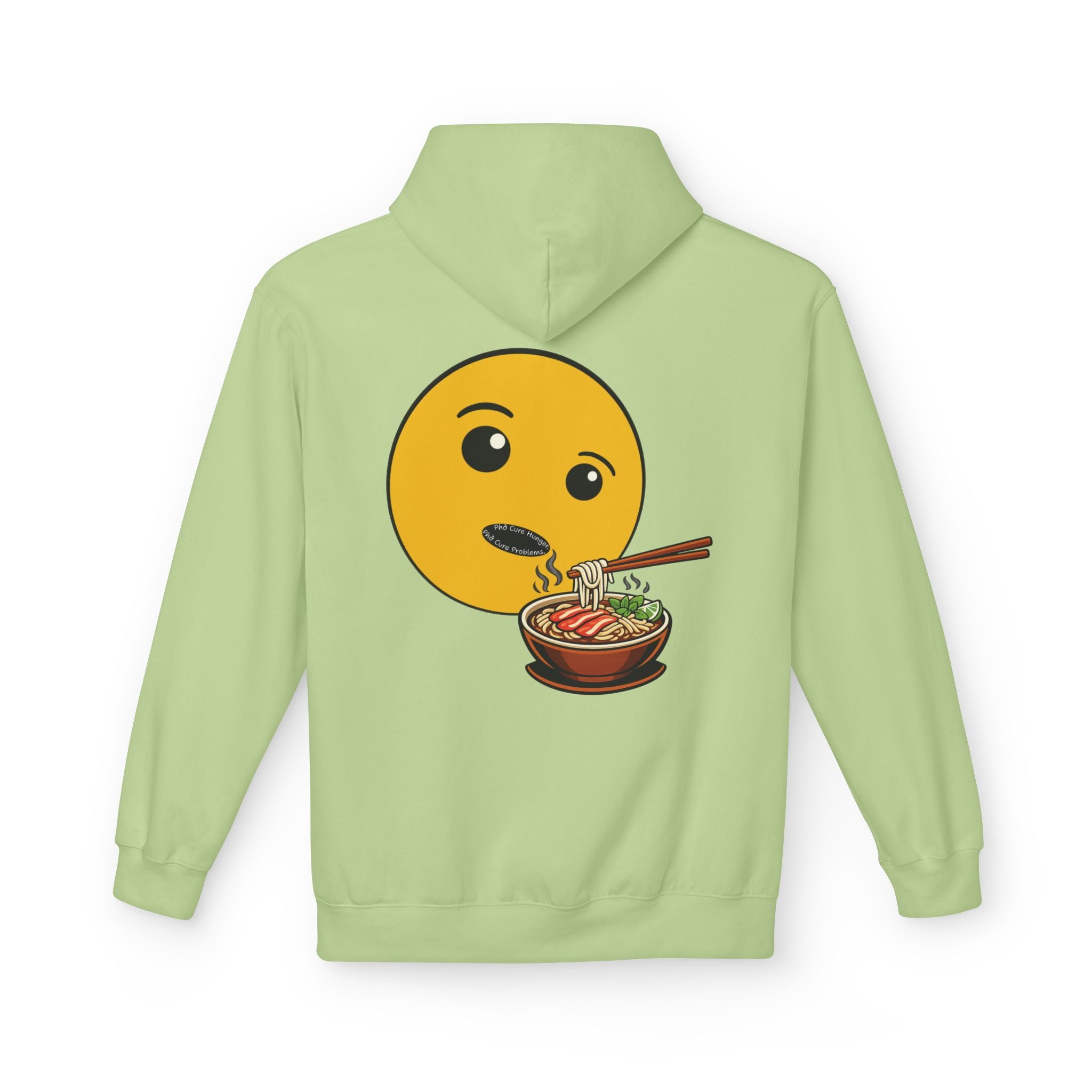 "Phở Cure Hunger. Phở Cure Problems."  Pullover Hoodie