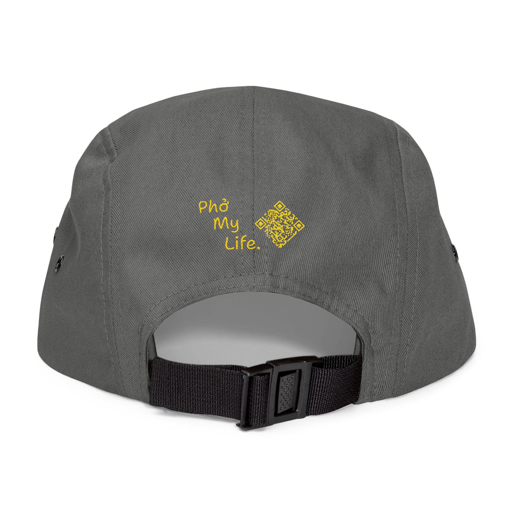 The "Phở My Life." Embroidered 5-Panel Cap