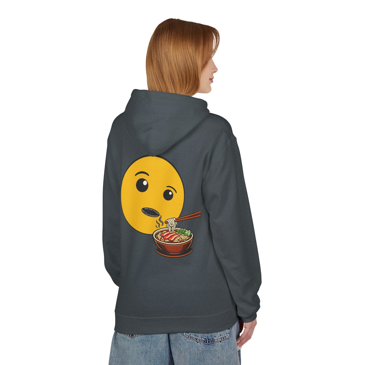 "Phở Cure Hunger. Phở Cure Problems."  Pullover Hoodie