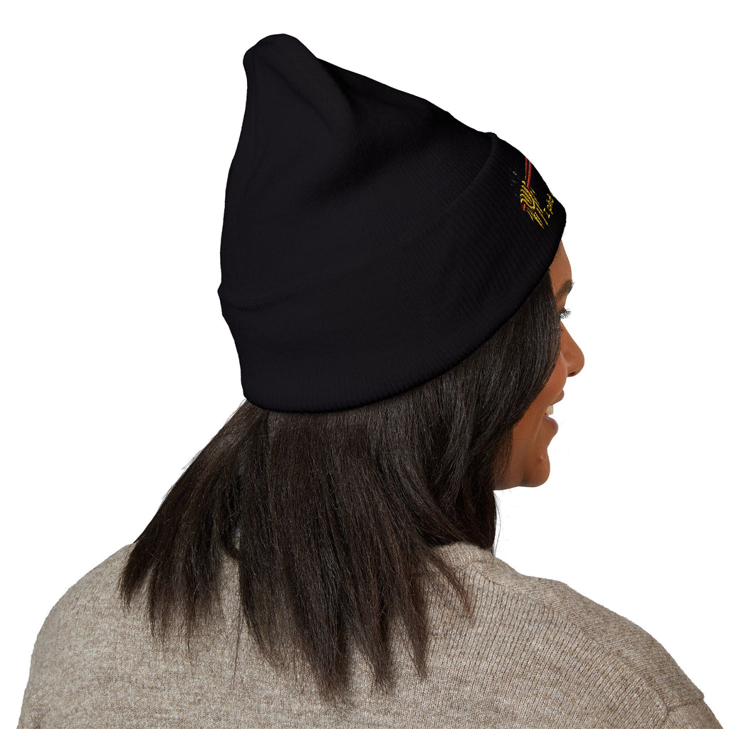 *Clearance Item* Embroidered "1st date." Cuffed Beanie