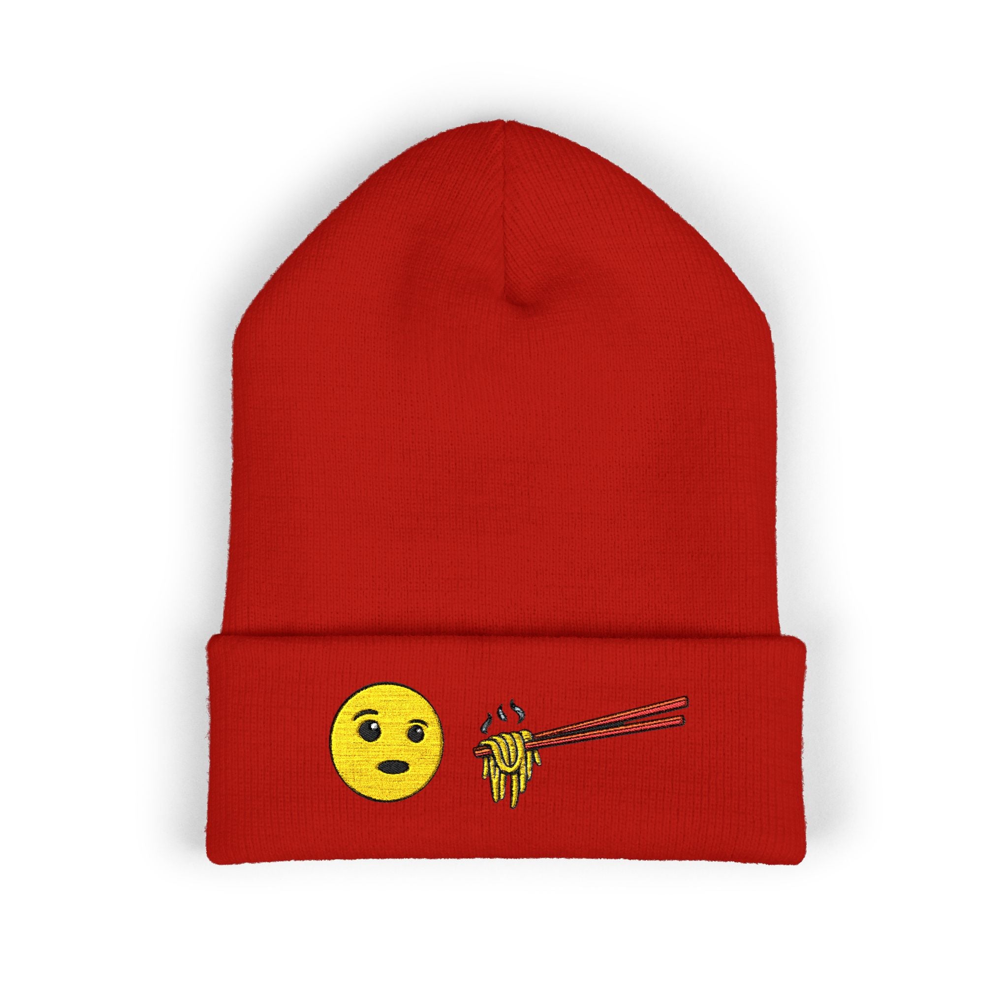 *Clearance Item* Embroidered "Phở My Life." Cuffed Beanie
