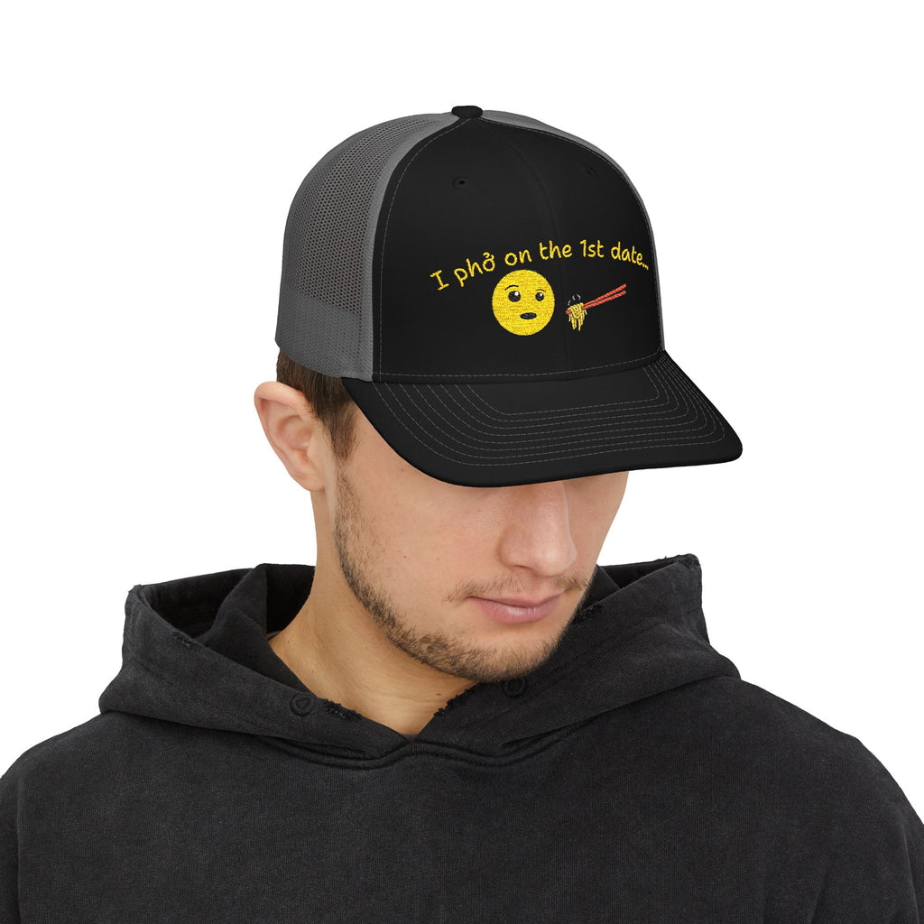 "First date" Snapback Trucker Cap