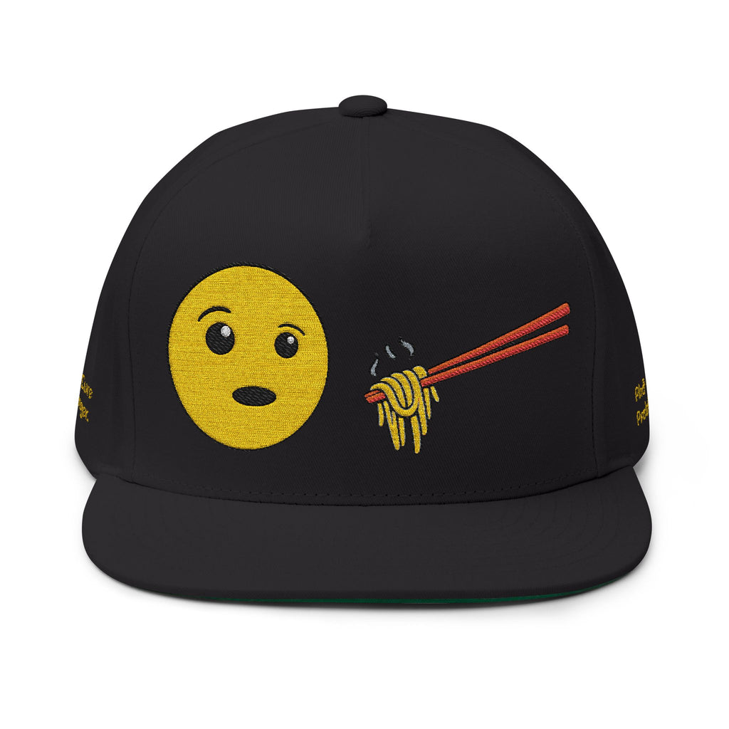 "Phở Cure Problems./Phở Cure Hunger." Embroidered Flat Bill Snapback