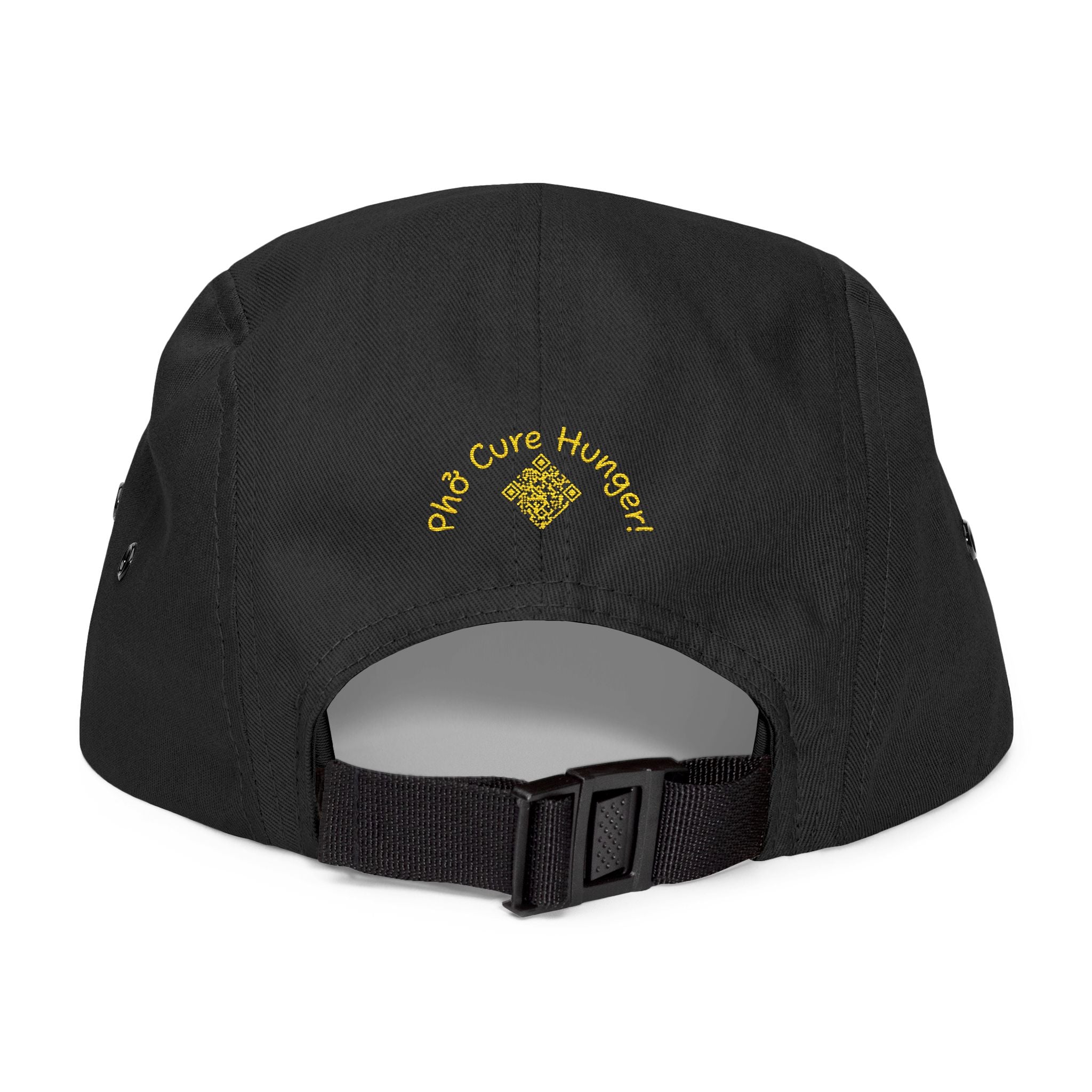 "Phở Cure Hunger." Embroidered 5-Panel Cap