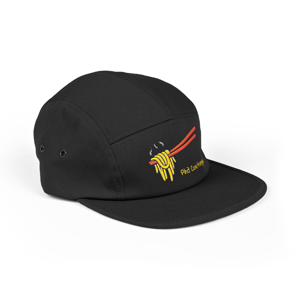 "Phở Cure Hunger." Embroidered 5-Panel Cap