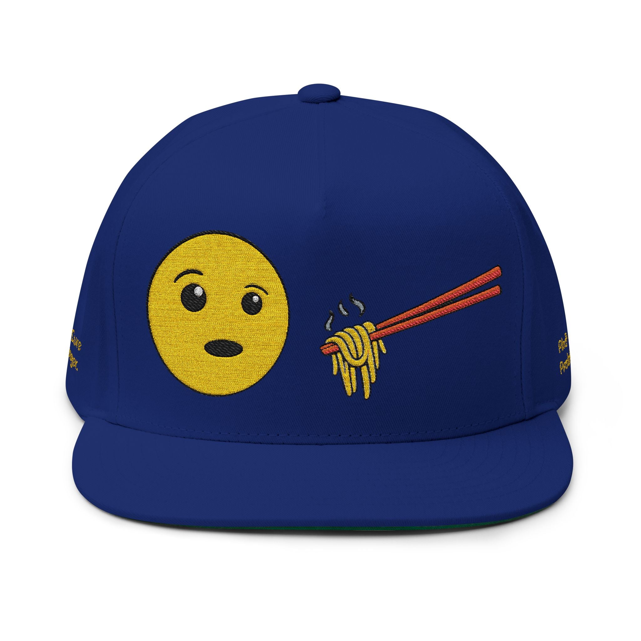 "Phở Cure Problems./Phở Cure Hunger." Embroidered Flat Bill Snapback