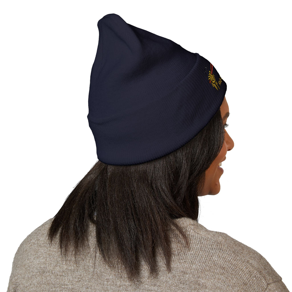 *Clearance Item* Embroidered 'Phở Cure Problems.' Cuffed Beanie