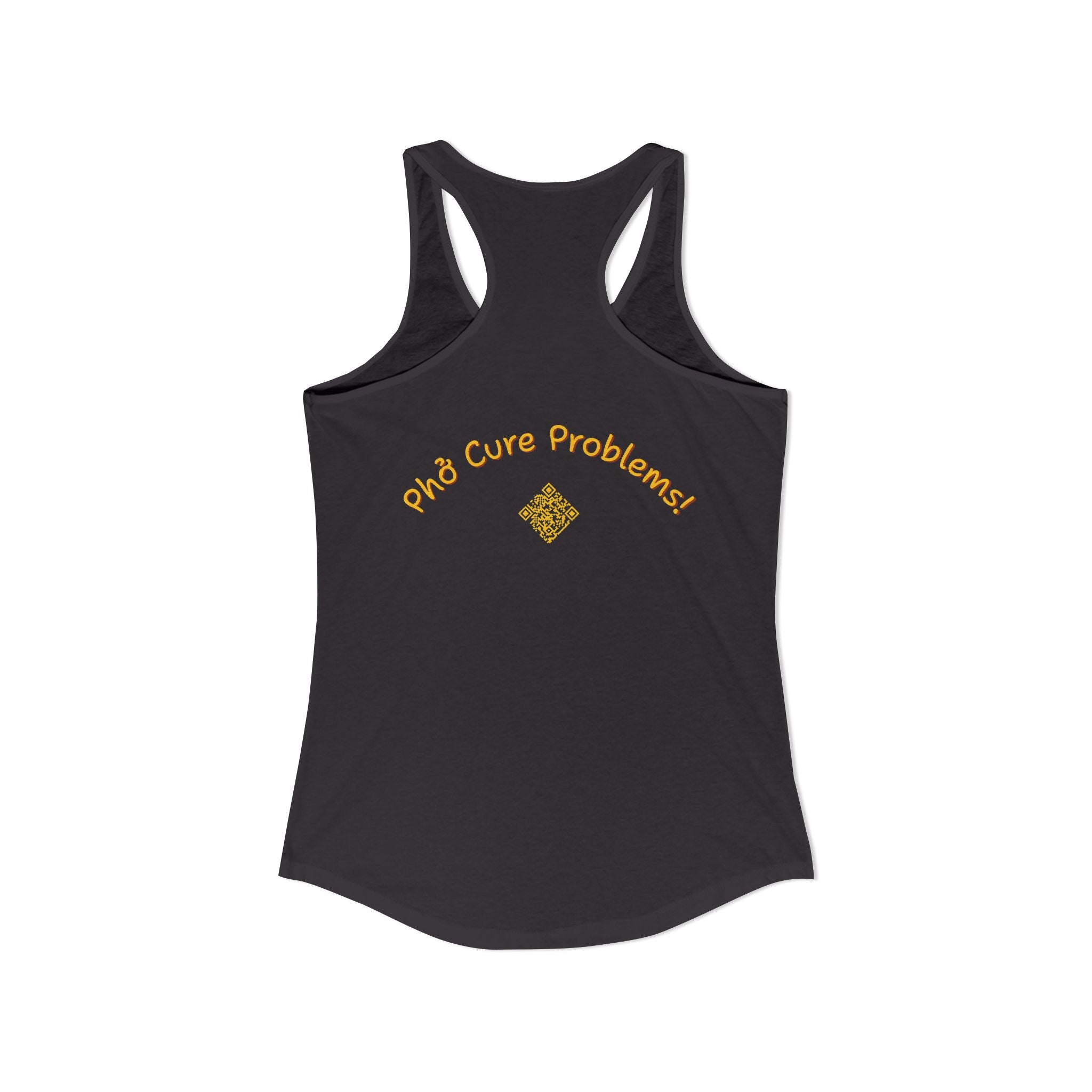 Women's "Phở Cure Problems!", "1st date!" Racerback Tank