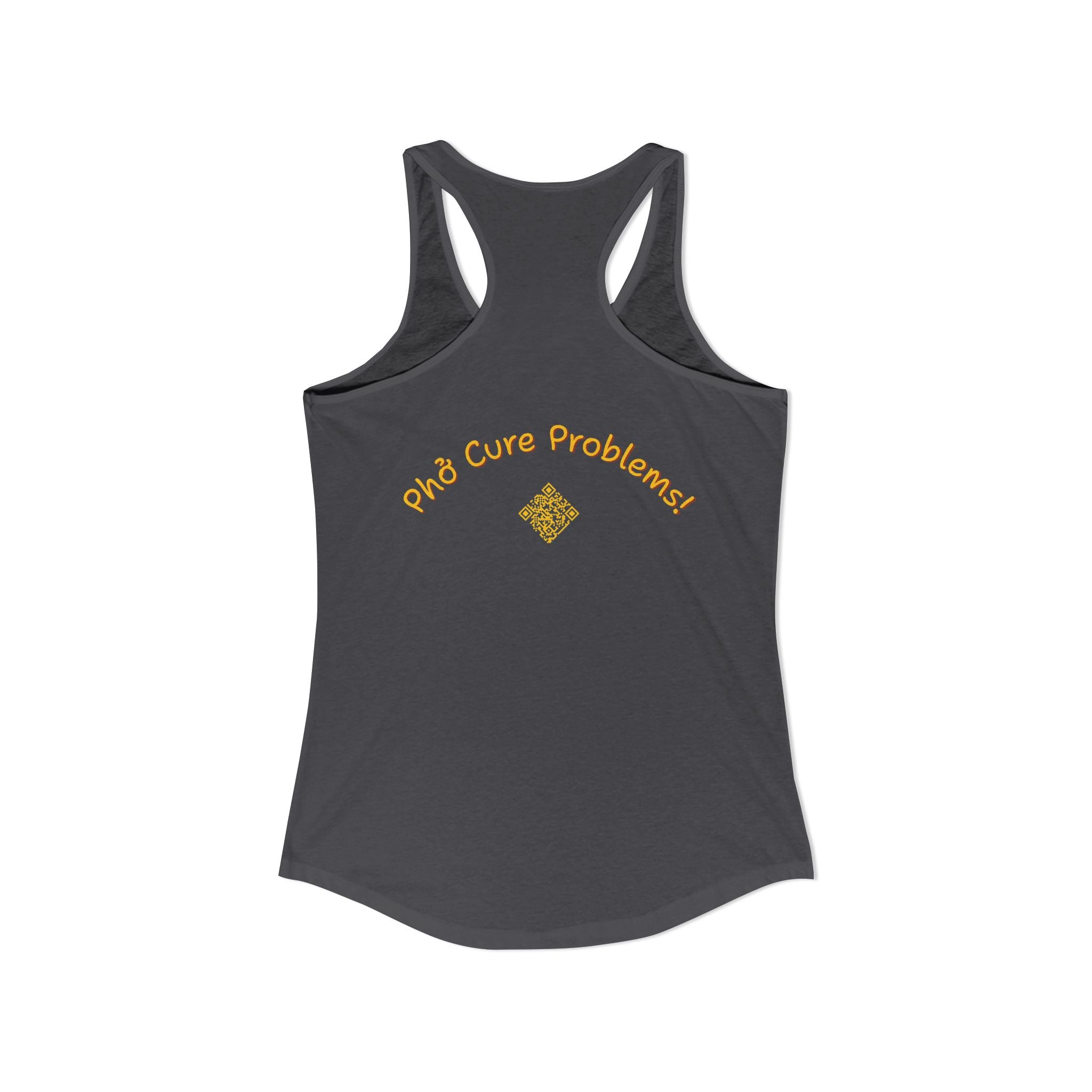 Women's "Phở Cure Problems!", "1st date!" Racerback Tank