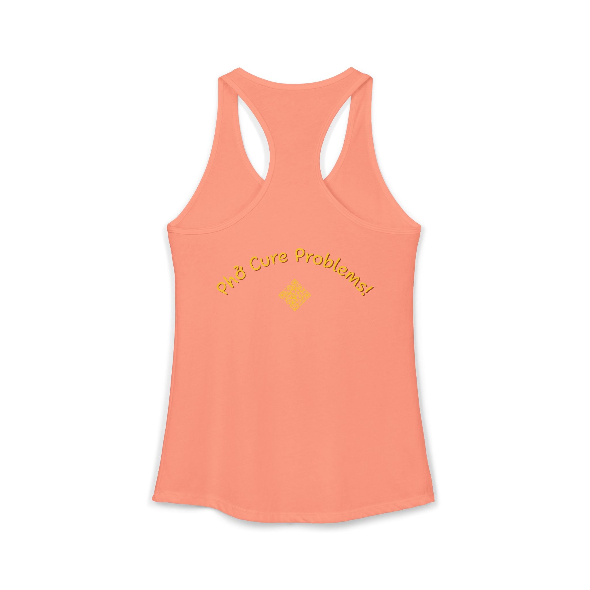 Women's "Phở Cure Problems!", "1st date!" Racerback Tank