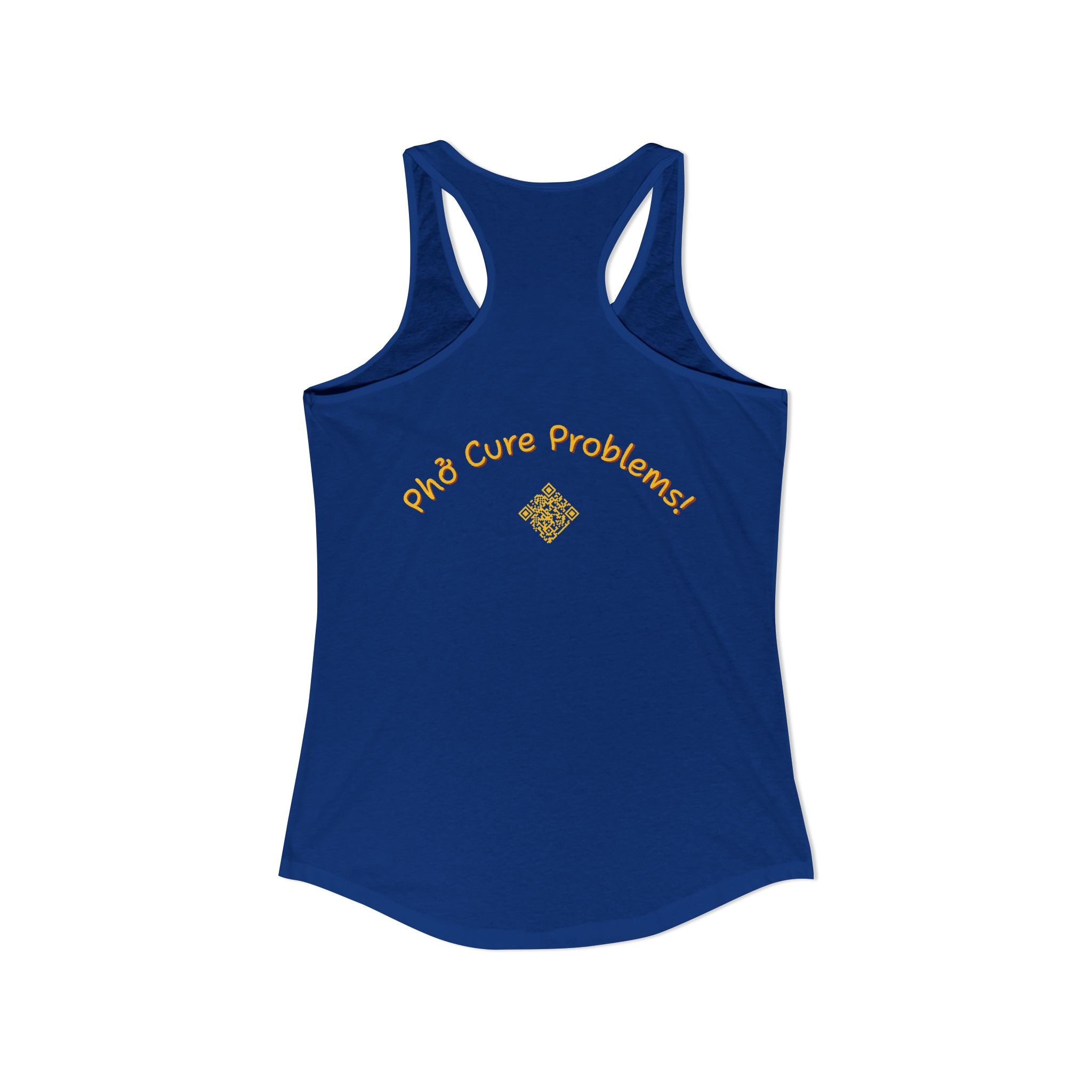 Women's "Phở Cure Problems!", "1st date!" Racerback Tank