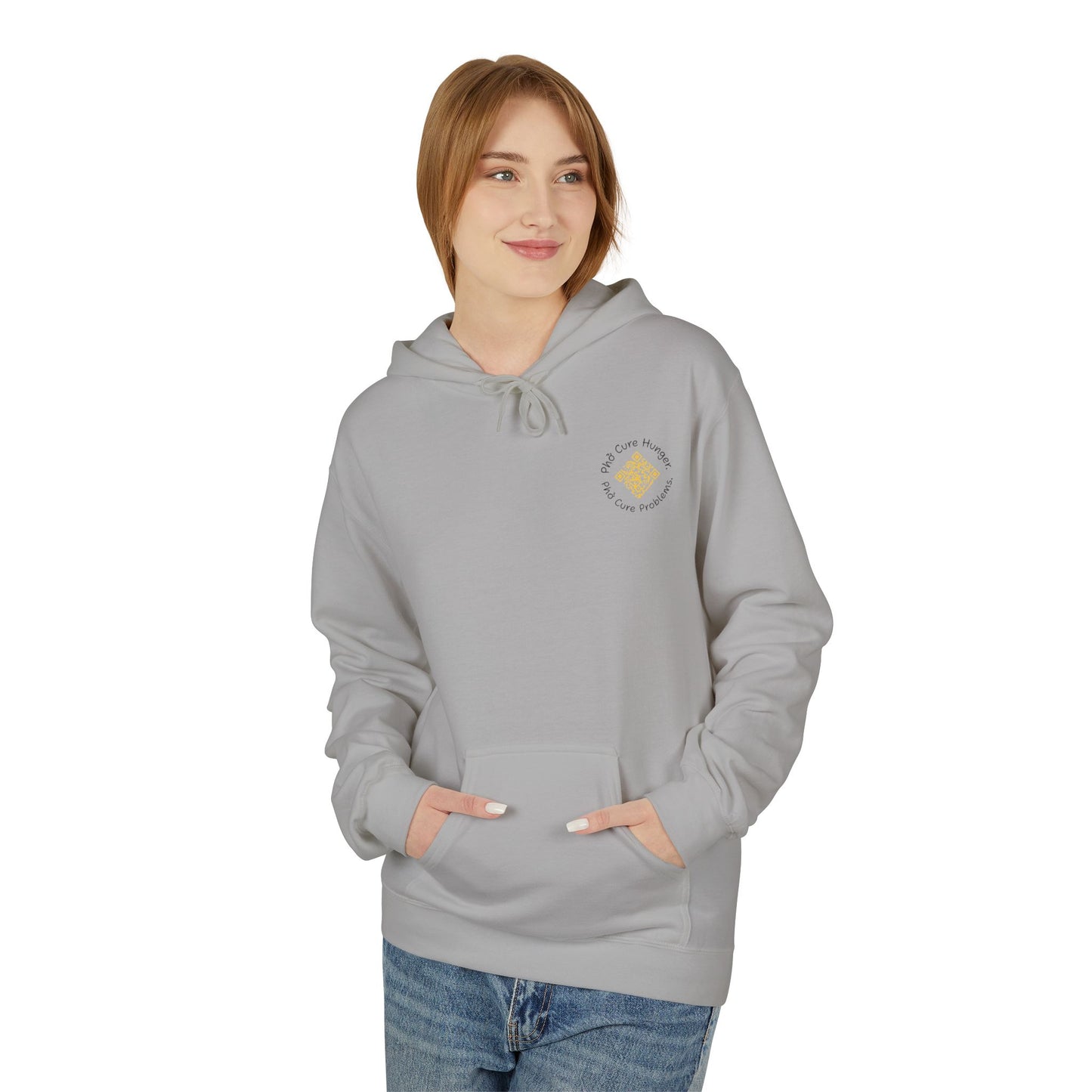 "Phở Cure Hunger. Phở Cure Problems."  Pullover Hoodie