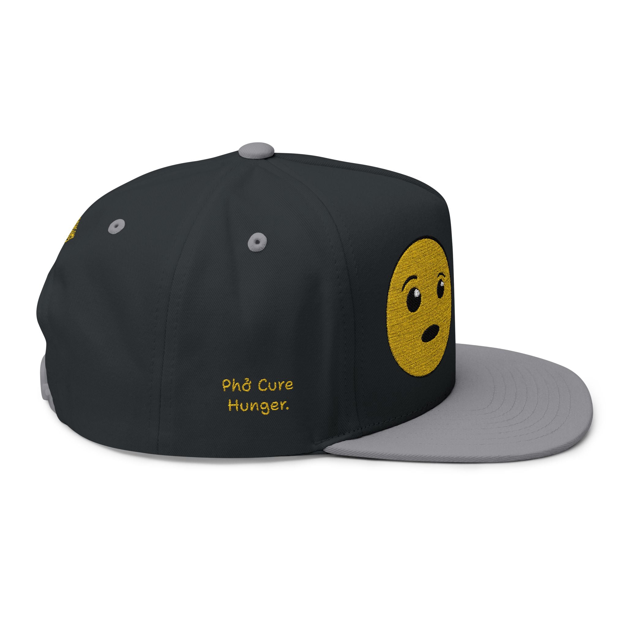 "Phở Cure Problems./Phở Cure Hunger." Embroidered Flat Bill Snapback