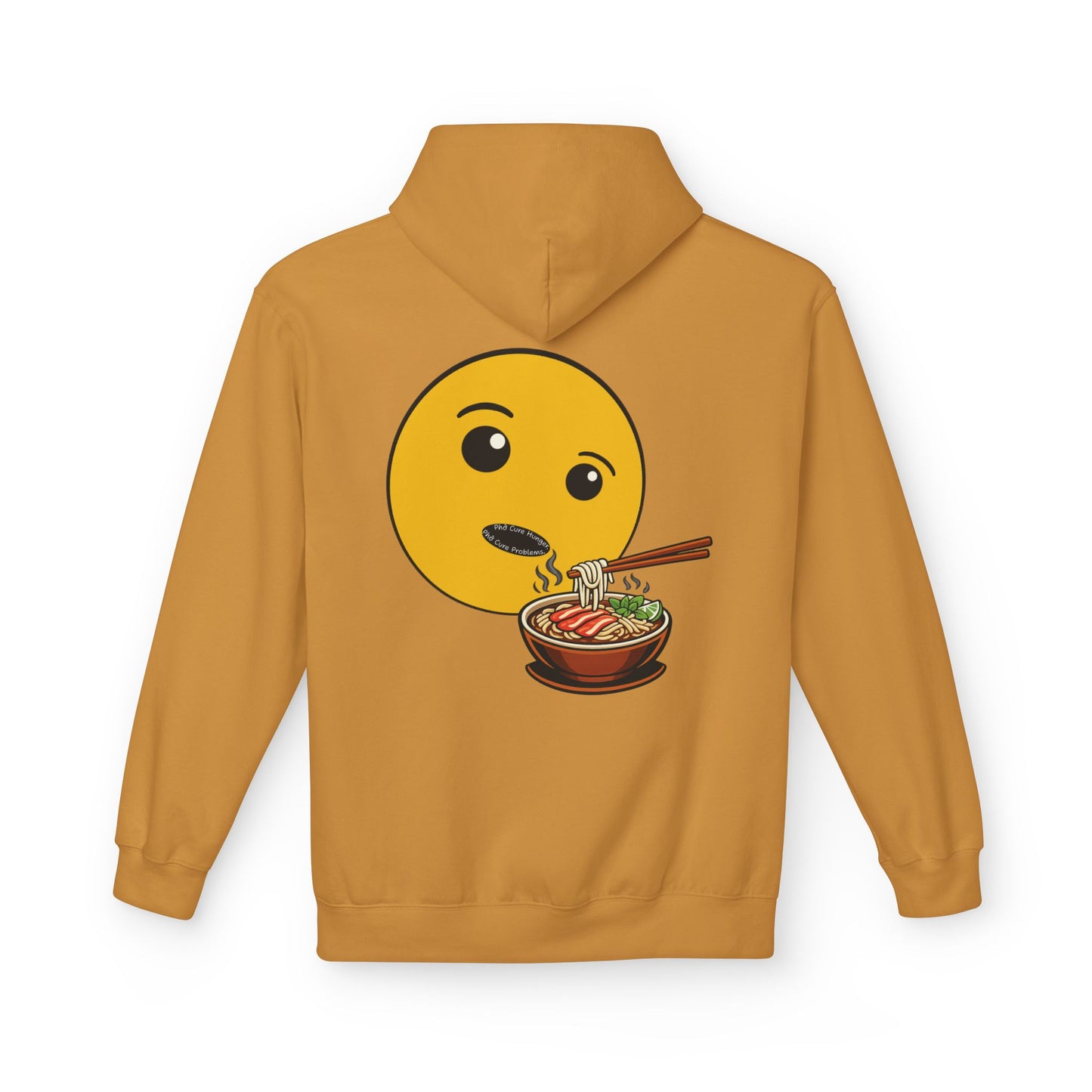 "Phở Cure Hunger. Phở Cure Problems."  Pullover Hoodie