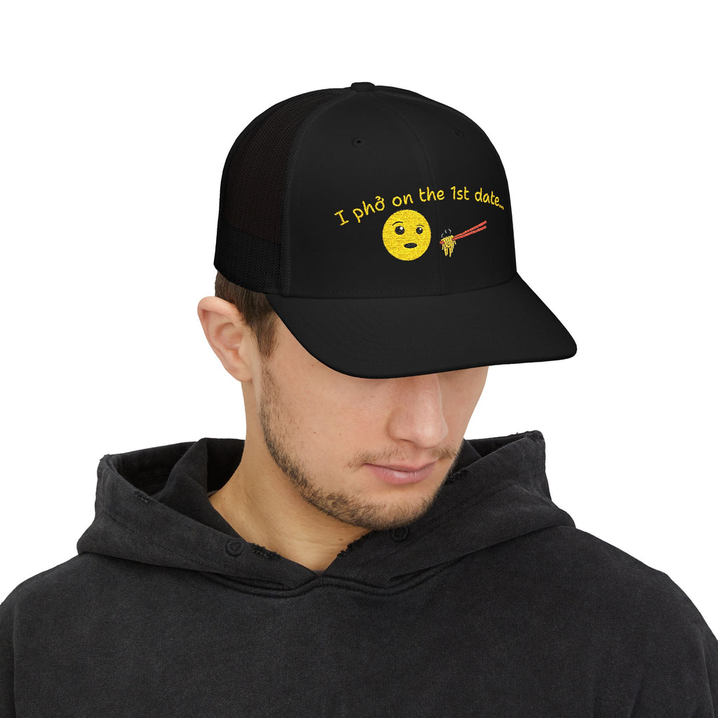 "First date" Snapback Trucker Cap