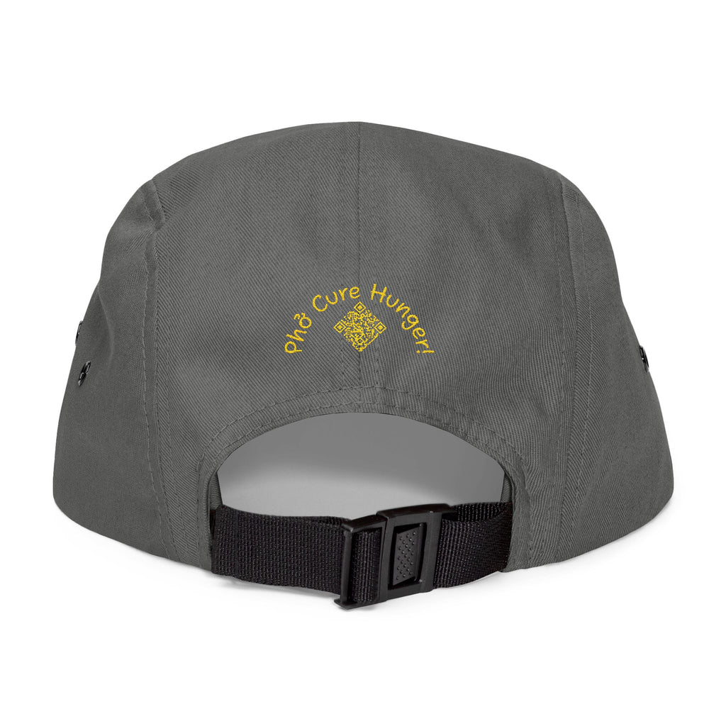 "Phở Cure Hunger." Embroidered 5-Panel Cap