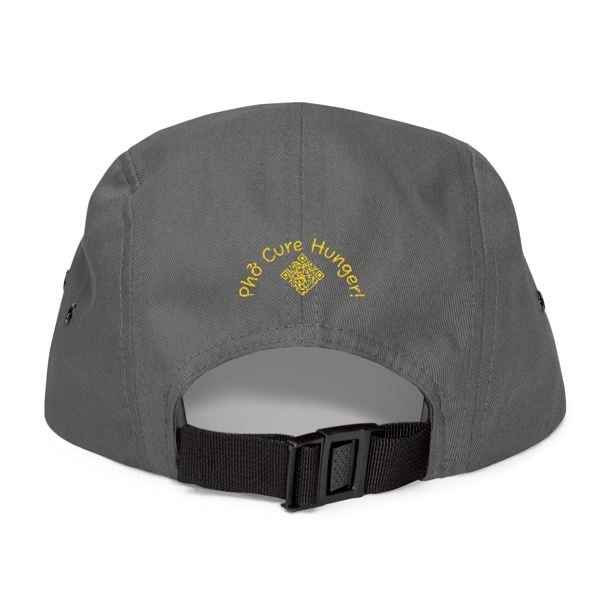 "Phở Cure Hunger." Embroidered 5-Panel Cap