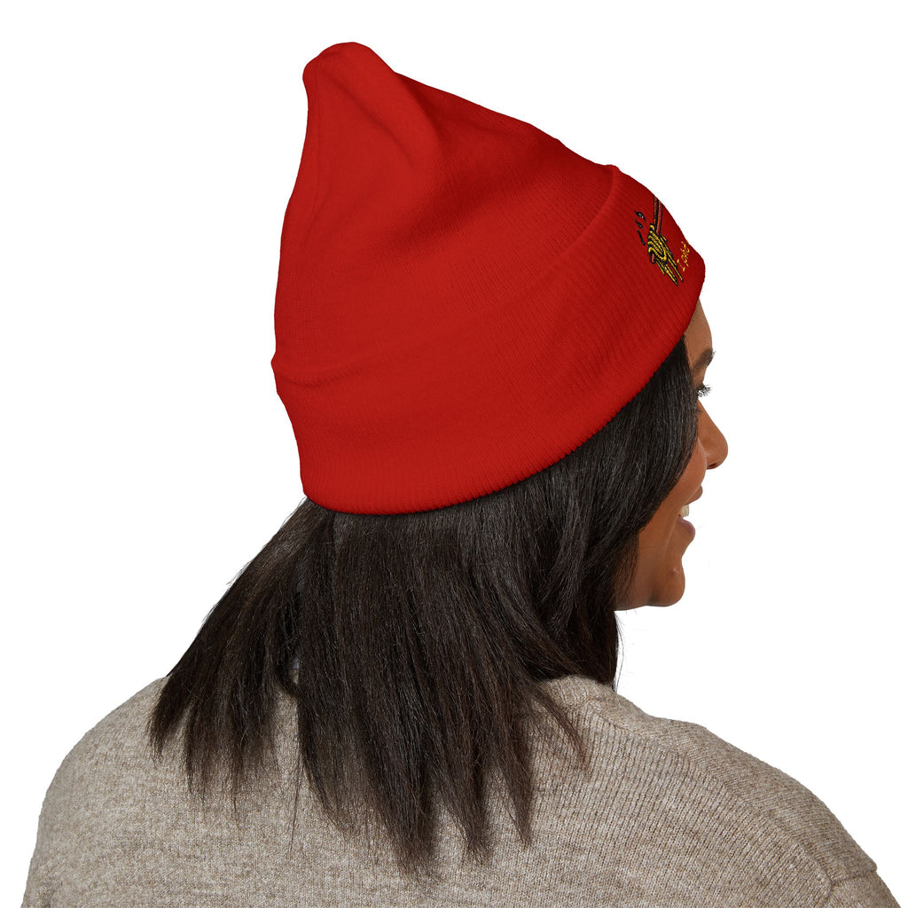 *Clearance Item* Embroidered "1st date." Cuffed Beanie