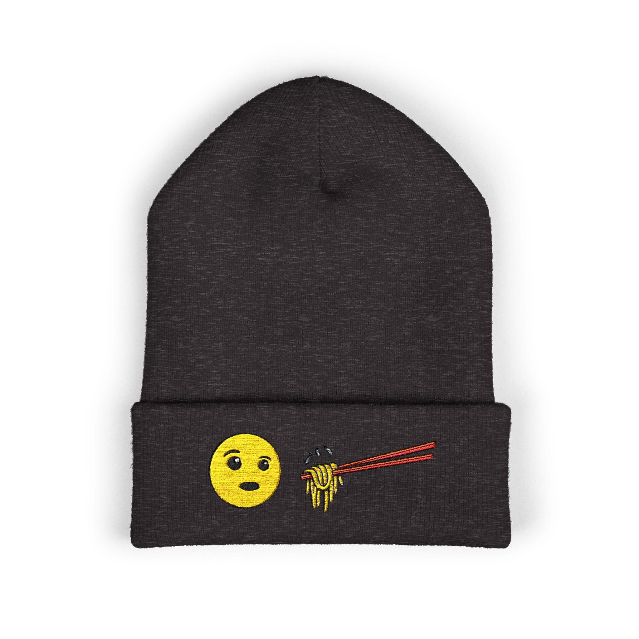 *Clearance Item* Embroidered "Phở My Life." Cuffed Beanie