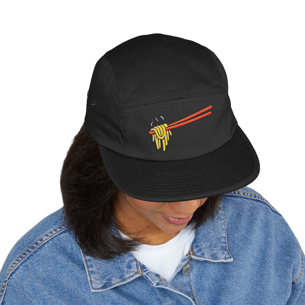 The "Phở My Life." Embroidered 5-Panel Cap