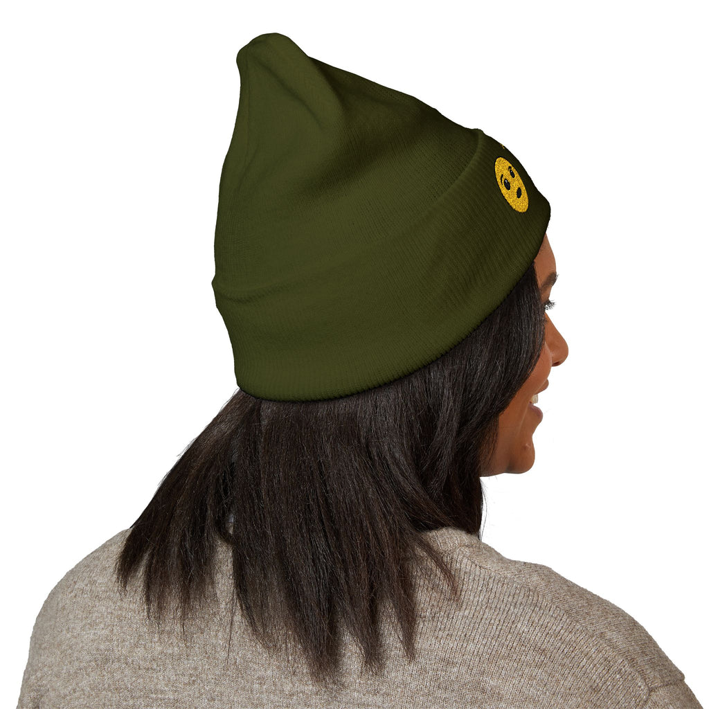 *Clearance Item* Embroidered "Phở Cure Hunger." Cuffed Beanie