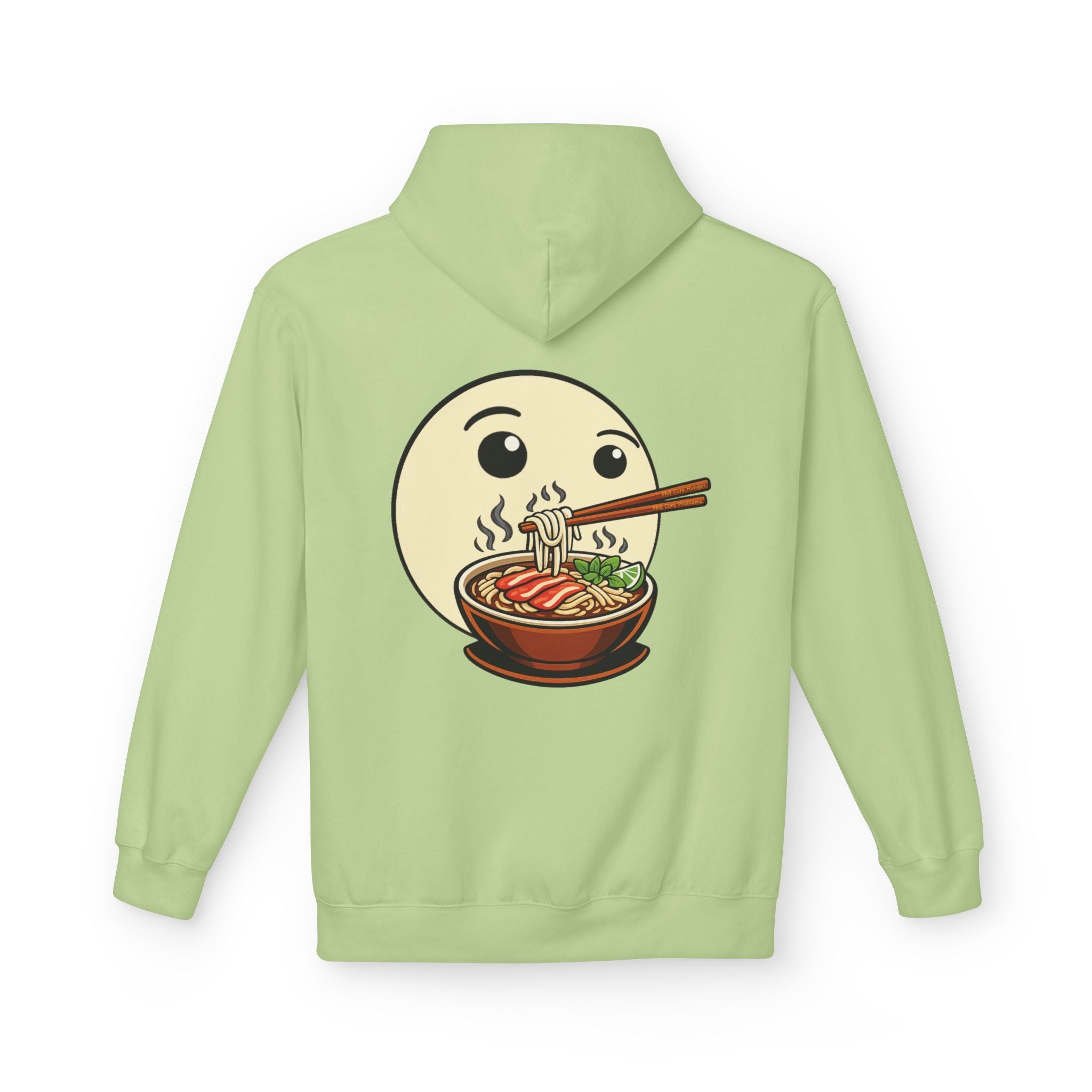*Clearance Item* "Phở Cure Hunger./Phở Cure Problems."  Pullover Hoodie