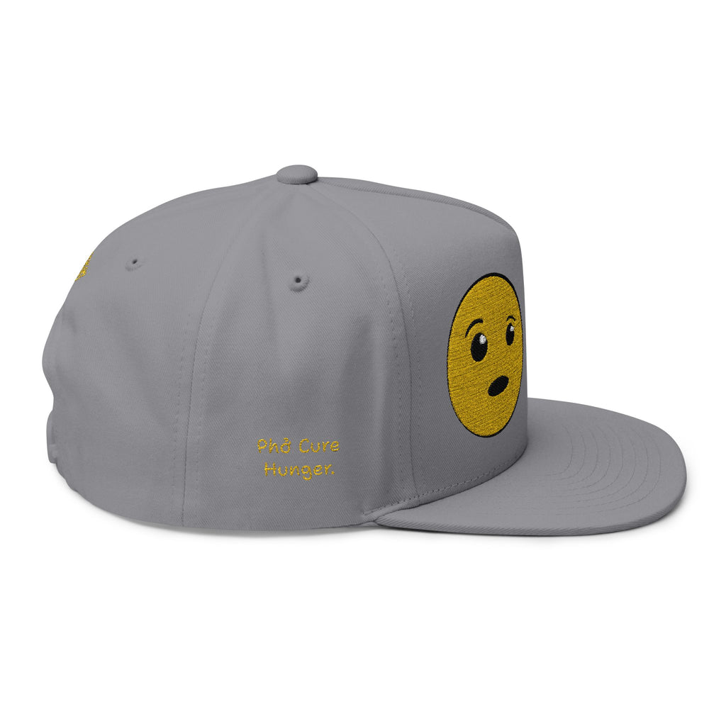 "Phở Cure Problems./Phở Cure Hunger." Embroidered Flat Bill Snapback