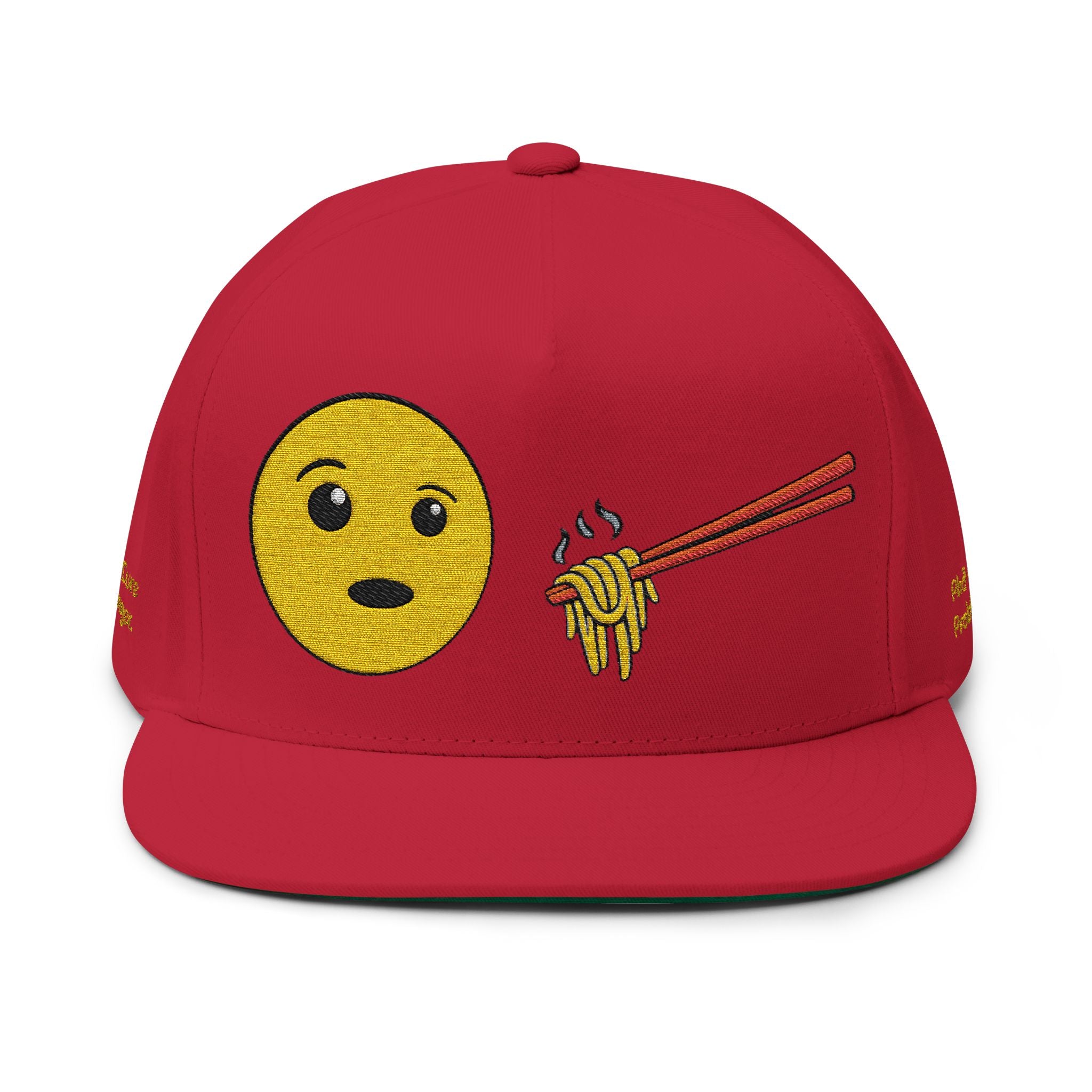 "Phở Cure Problems./Phở Cure Hunger." Embroidered Flat Bill Snapback
