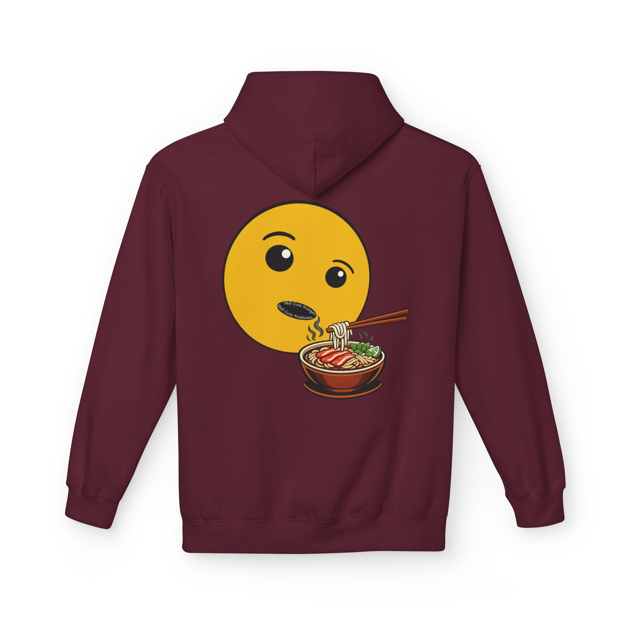 "Phở Cure Hunger. Phở Cure Problems."  Pullover Hoodie