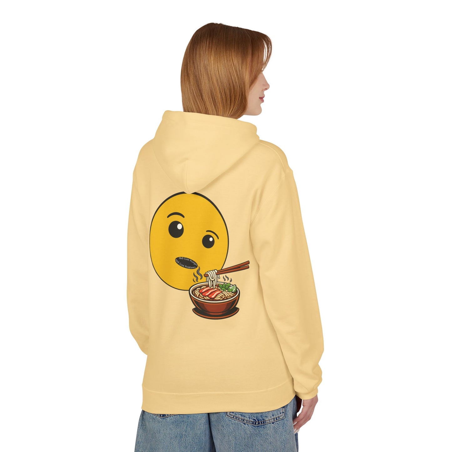 "Phở Cure Hunger. Phở Cure Problems."  Pullover Hoodie