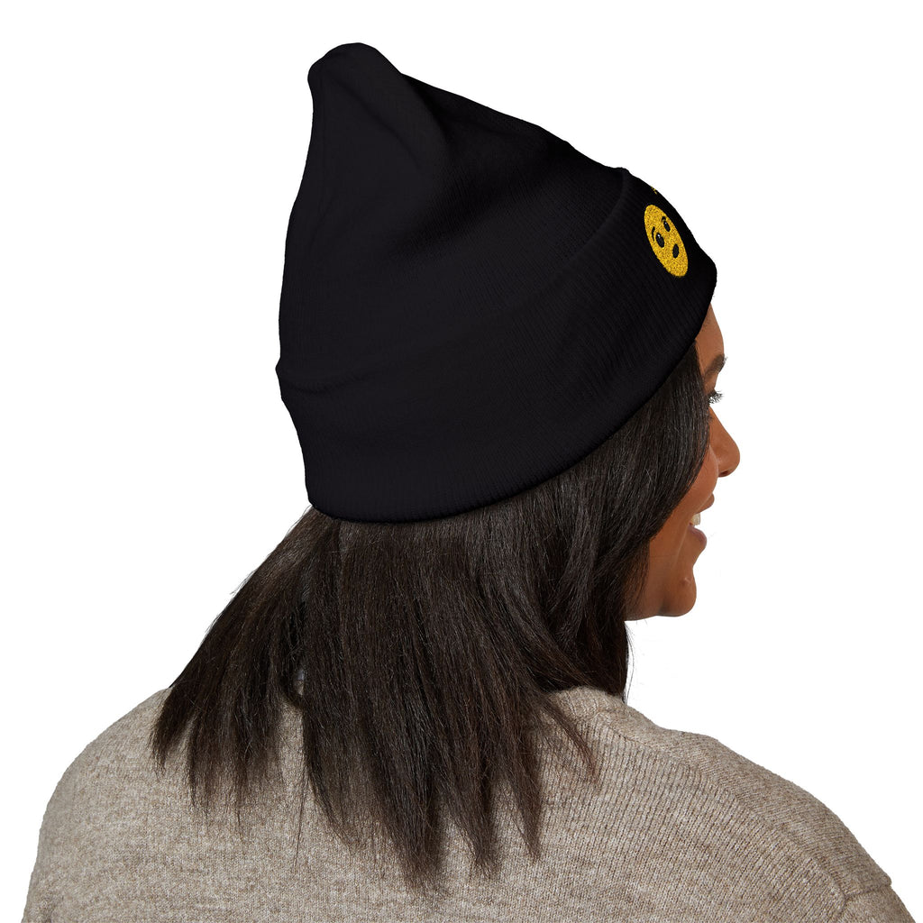 *Clearance Item* Embroidered "Phở Cure Hunger." Cuffed Beanie
