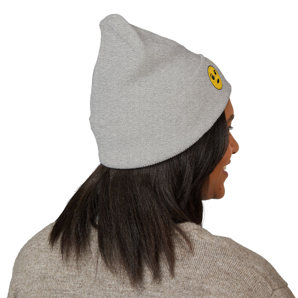 *Clearance Item* Embroidered "1st date." Cuffed Beanie